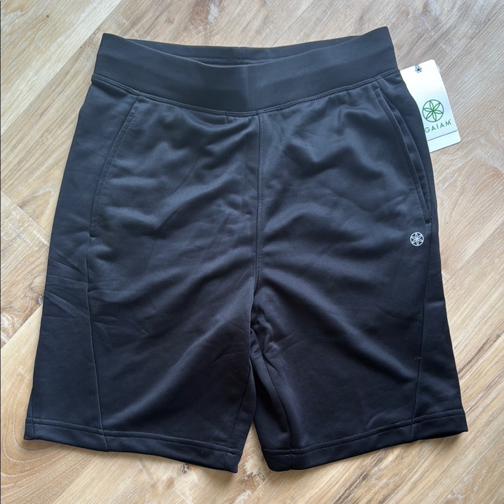 GAIAM Black Performance Shorts